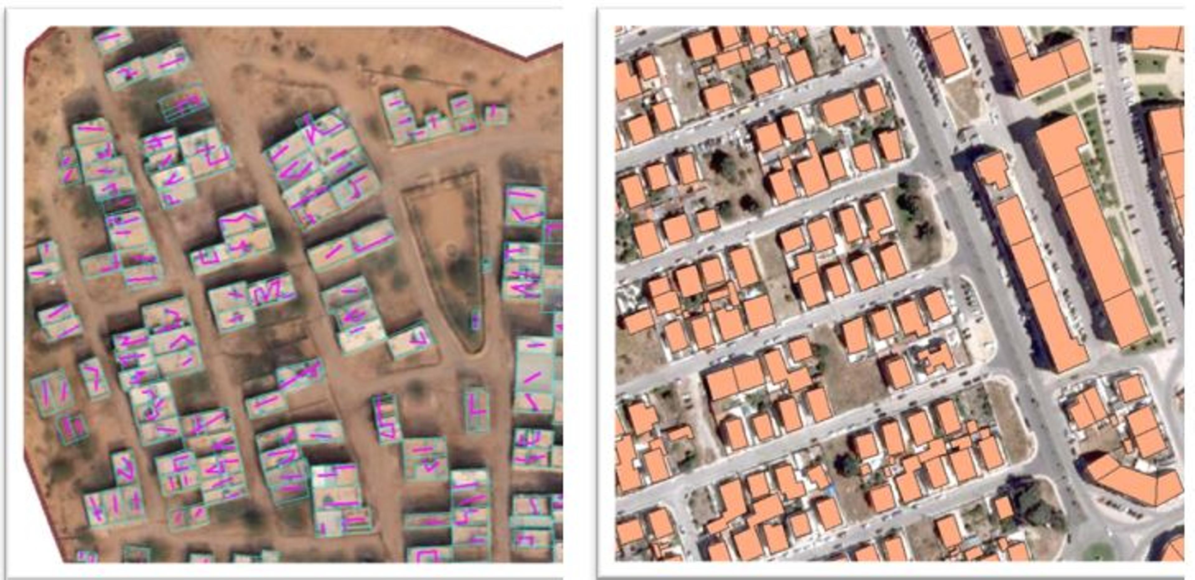 Building Footprints capture from Ortho